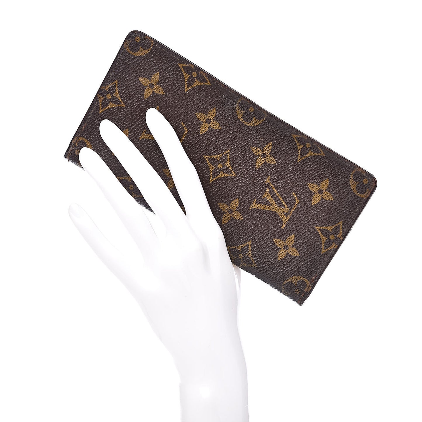 Monogram Checkbook Holder Case Wallet