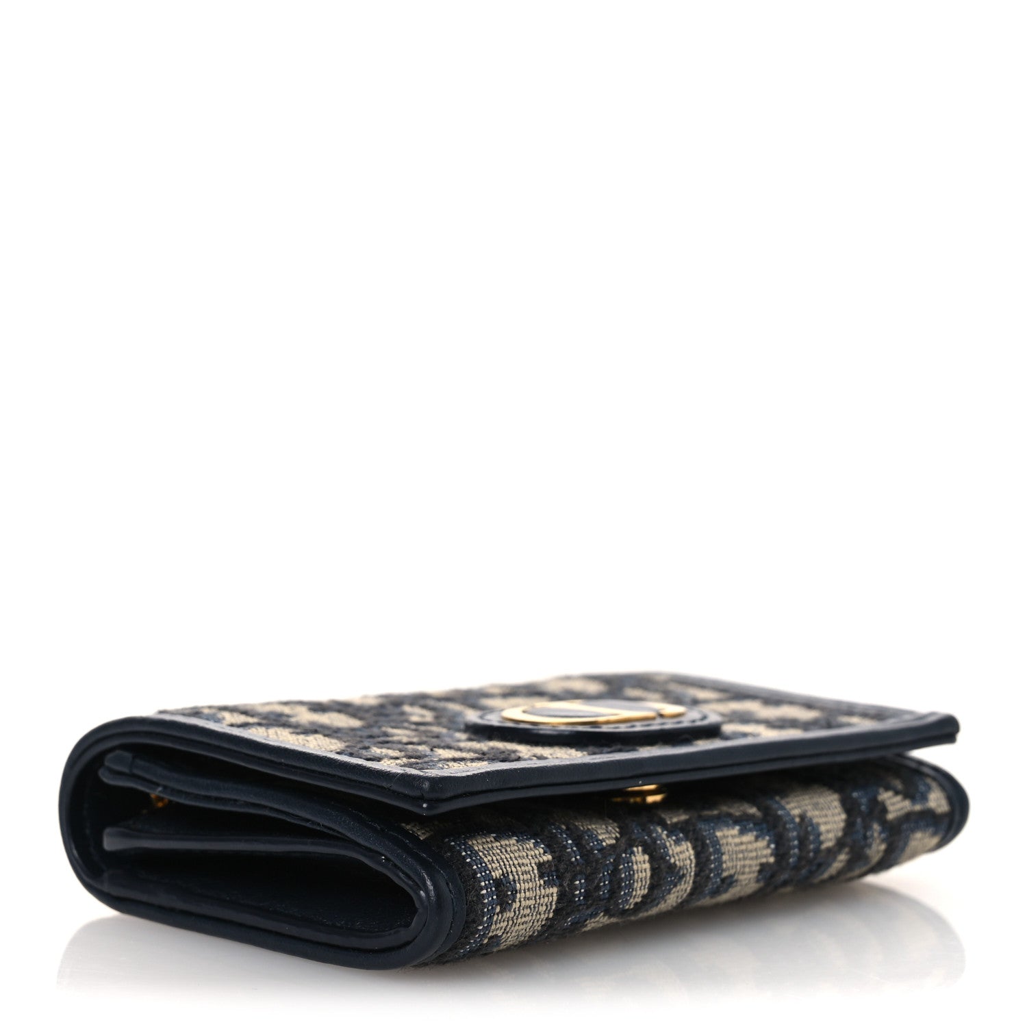Christian Dior Oblique 30 Montaigne Glycine Wallet Blue 4 of 8
