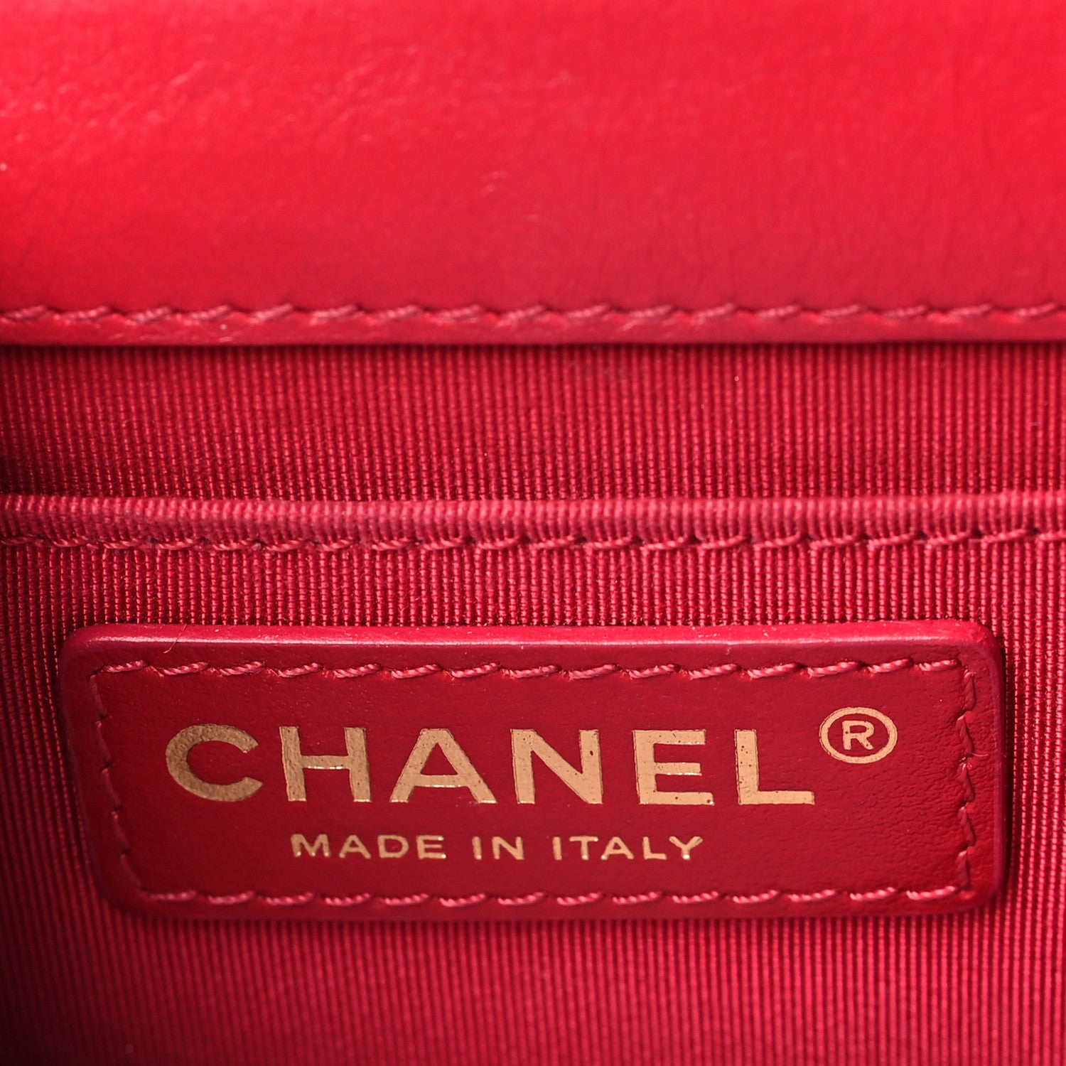 Chanel Calfskin Quilted Everyday Chic Single Flap Red 6 of 9