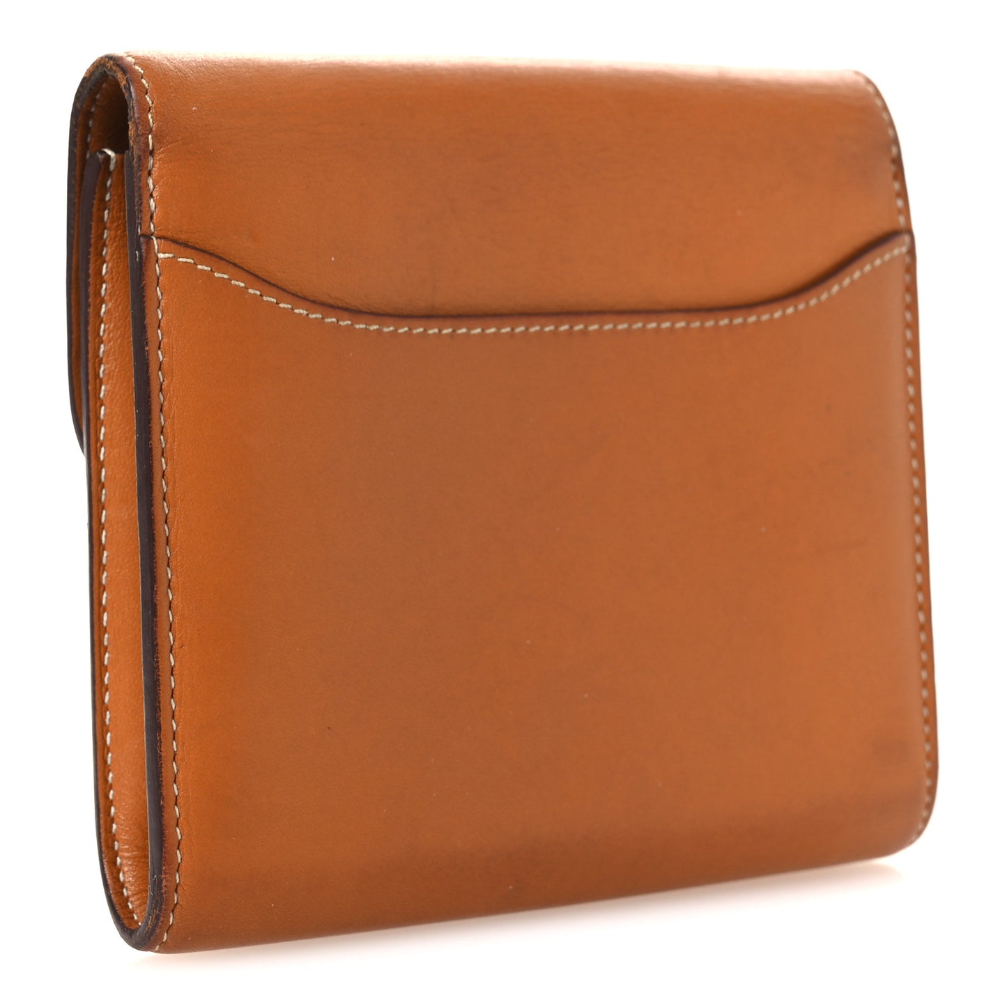 Barenia Constance Compact Passant Wallet Gold