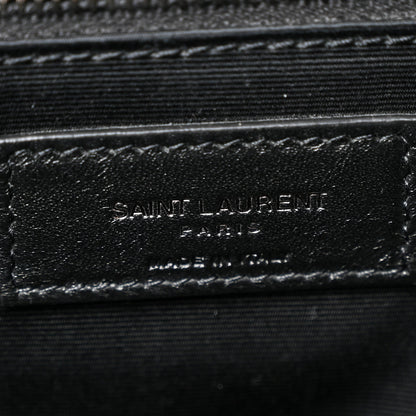 Saint Laurent Crinkled Calfskin Matelasse Monogram Large Niki Chain Satchel Black 6 of 14