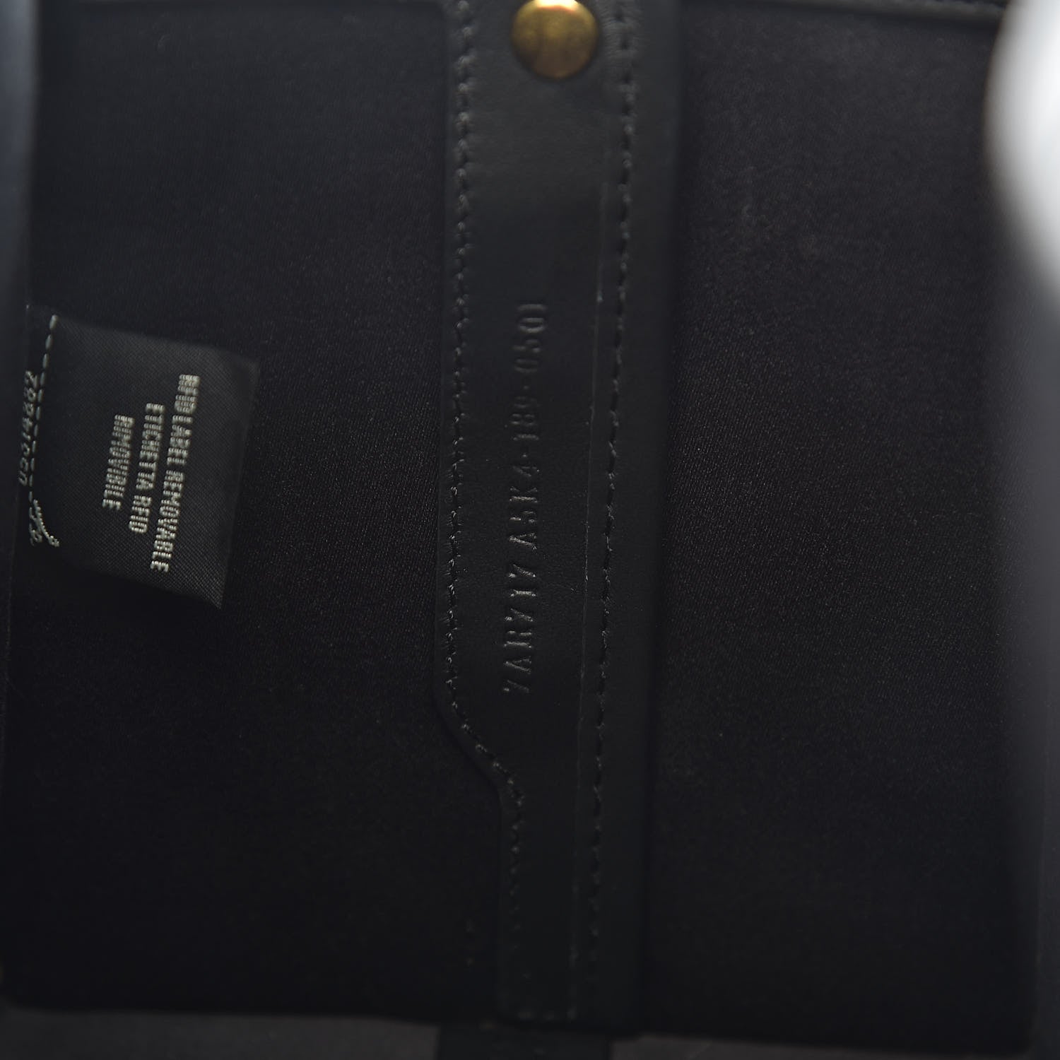 Fendi Glazed Fabric Vitello Century FF 1974 Stamp Patch Mini Peekaboo Defender Cover Mogano Panna Black 7 of 8