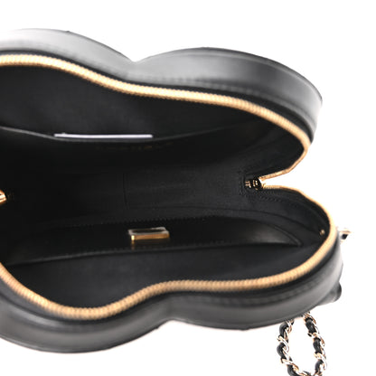 Chanel Lambskin Quilted Large CC In Love Heart Bag Black 5 of 9