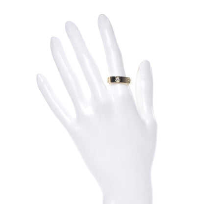 Cartier 18K Yellow Gold 3 Diamond 5.5mm LOVE Ring 54 6.75 2 of 5