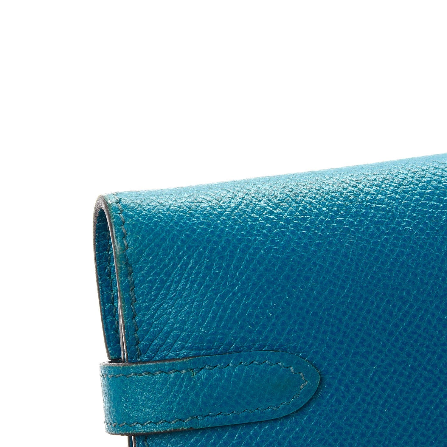Hermes Epsom Kelly Longue Wallet Bleu Izmir 14 of 16
