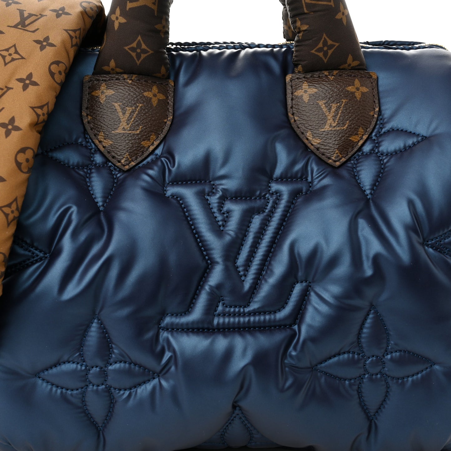 Econyl Mini Monogram Pillow Speedy Bandouliere 25 Navy