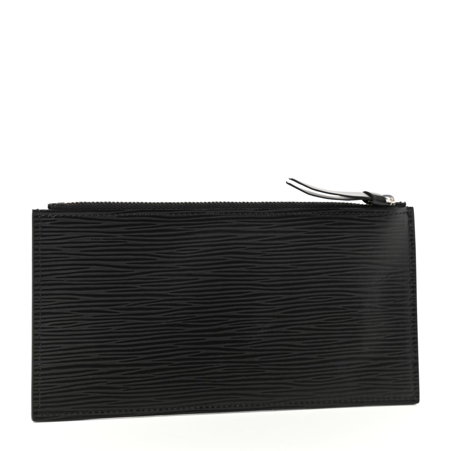 Epi Felicie Chain Wallet Zippered Insert Black