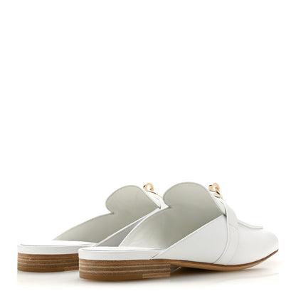 Hermes Calfskin Oz Mules 38 White 5 of 10