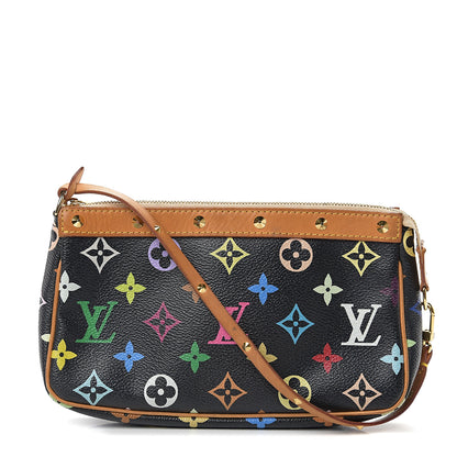 Louis Vuitton Monogram Multicolor Pochette Accessories Black 1 of 11