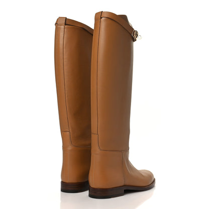 Hermes Box Kelly Jumping Boots 37 4 of 8