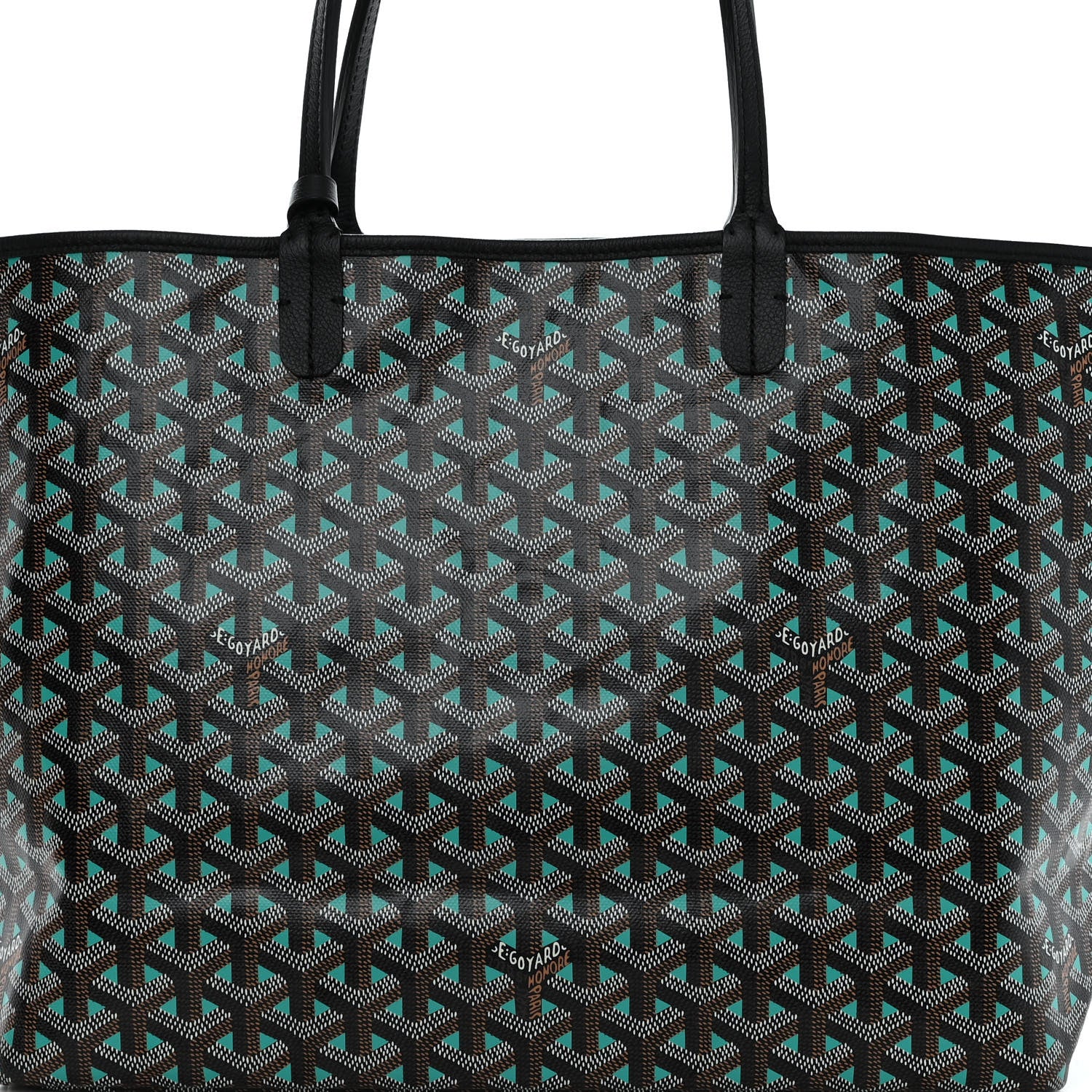 Goyard Goyardine Saint Louis Claire Voie PM Black Opaline 9 of 11