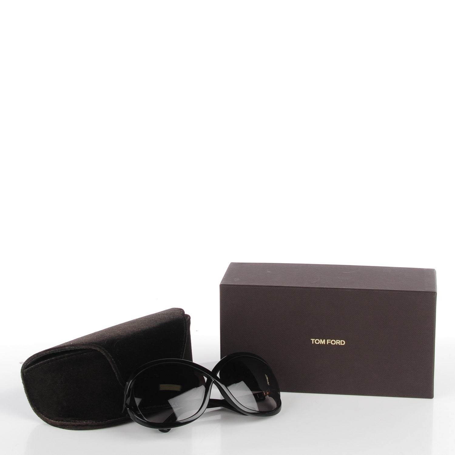 Tom Ford Sandra Crossover Sunglasses TF297 Black 7 of 7
