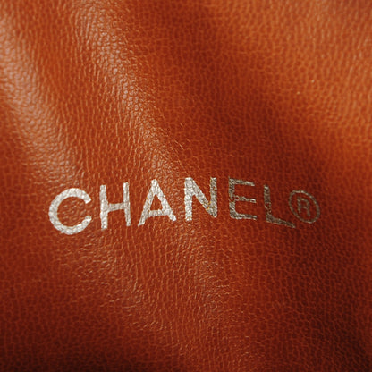 Chanel Lambskin Drawstring Shoulder Bag Tan 7 of 10