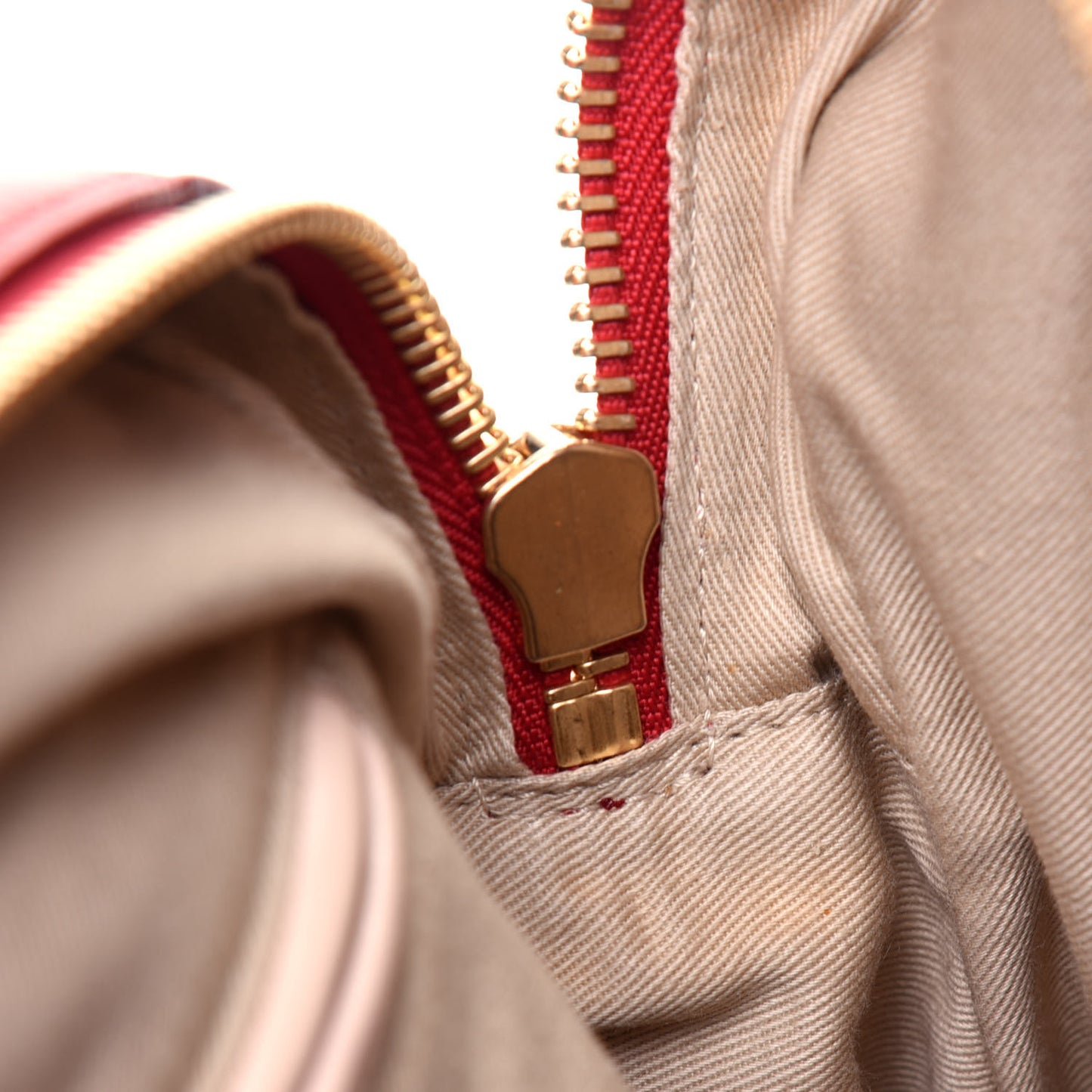 Calfskin Medium Paraty Metal Bar Trim Red