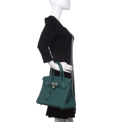 Hermes Togo Birkin 30 Malachite 2 of 11