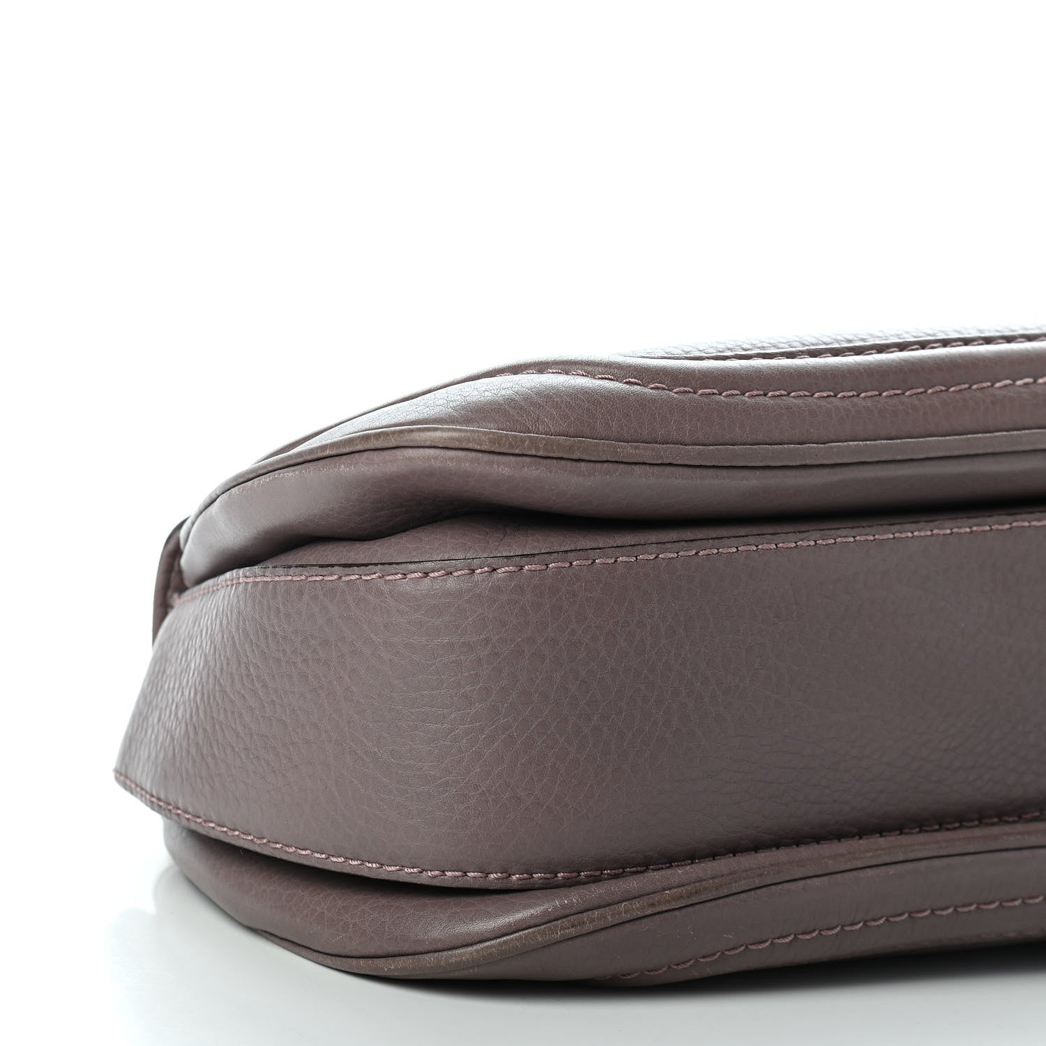 Gucci Calfskin Medium New Bamboo Top Handle Bag Mauve 8 of 9