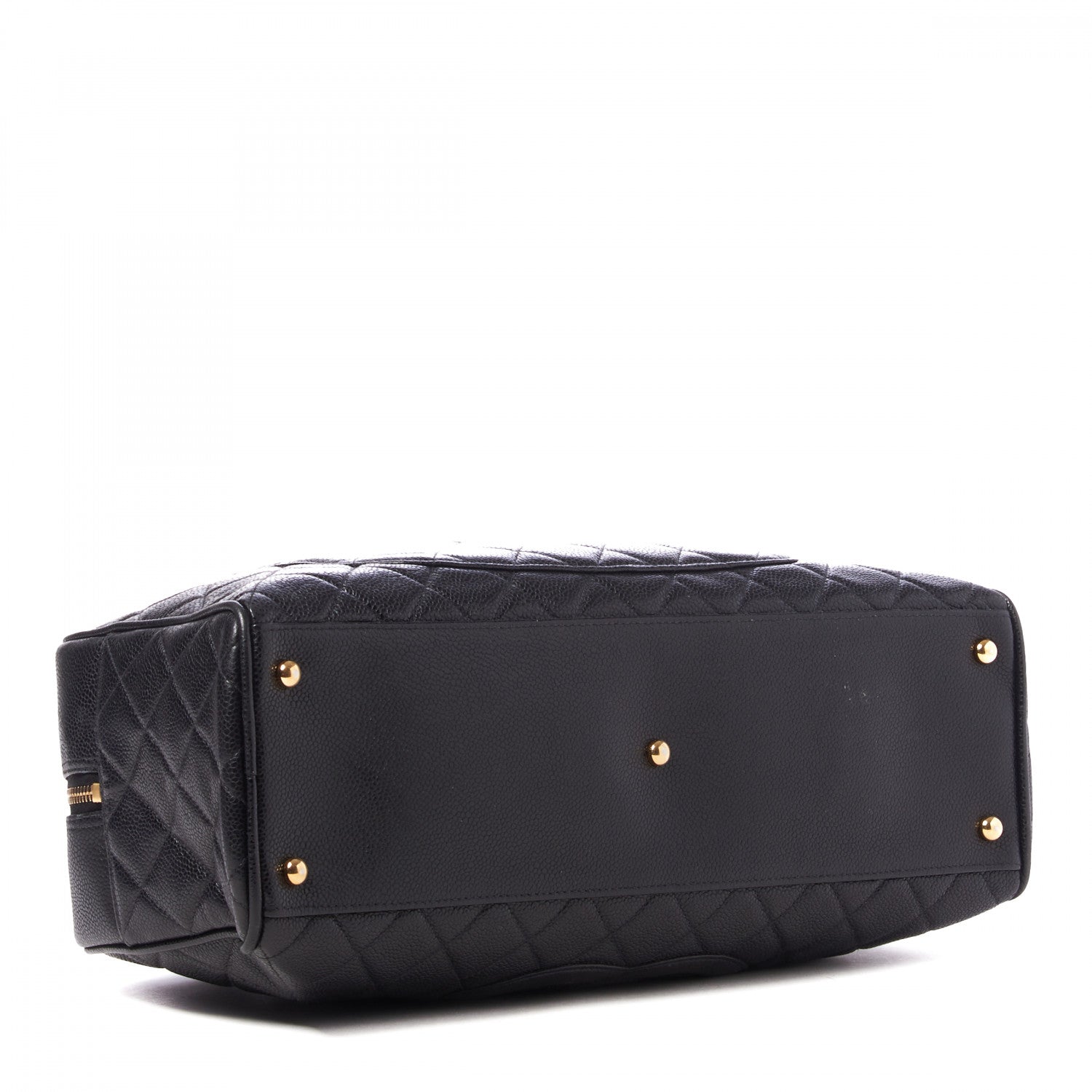 Chanel Caviar Quilted Large Bowler Black 3 of 10