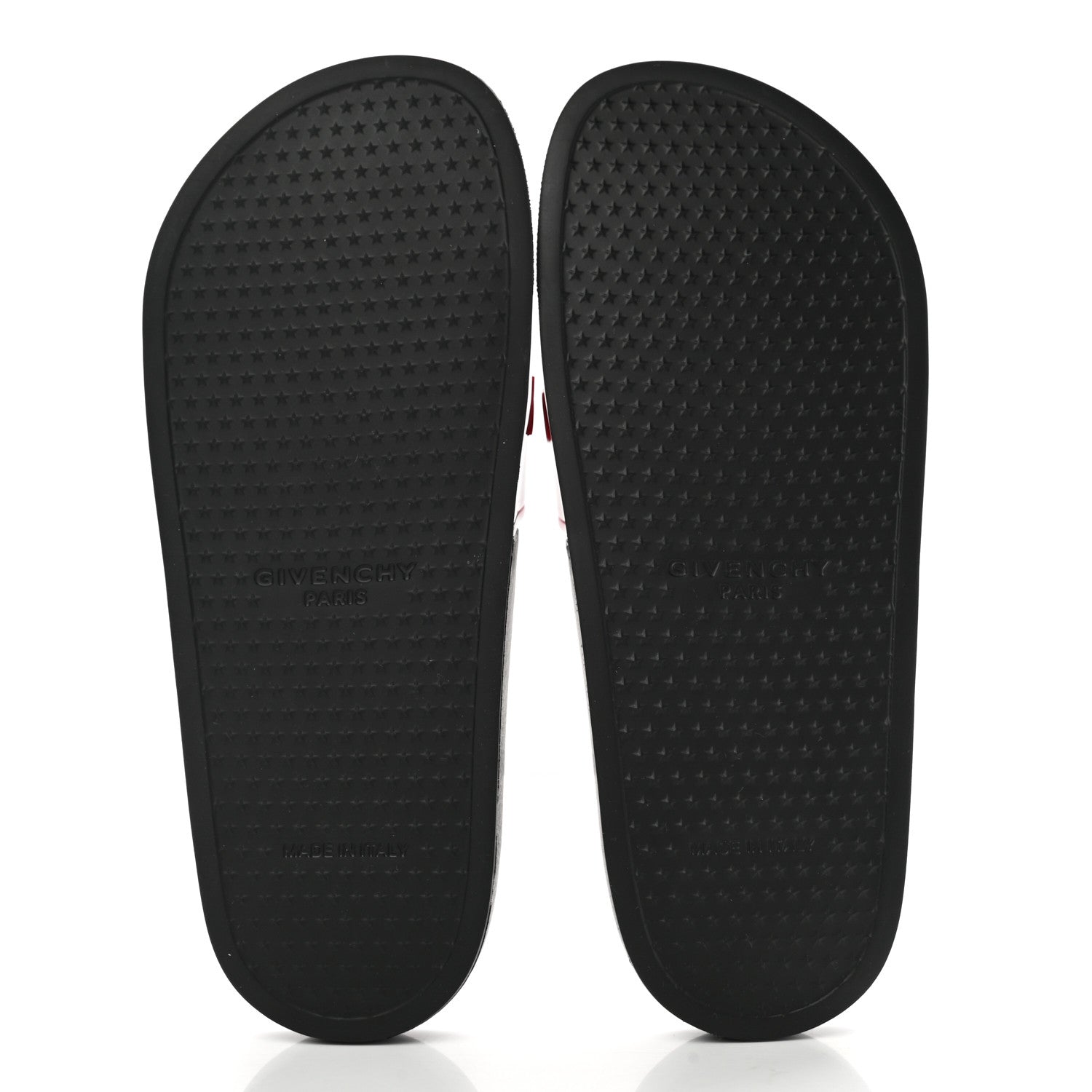 Givenchy Rubber Logo Pool Slide Sandals 38 Red 5 of 8