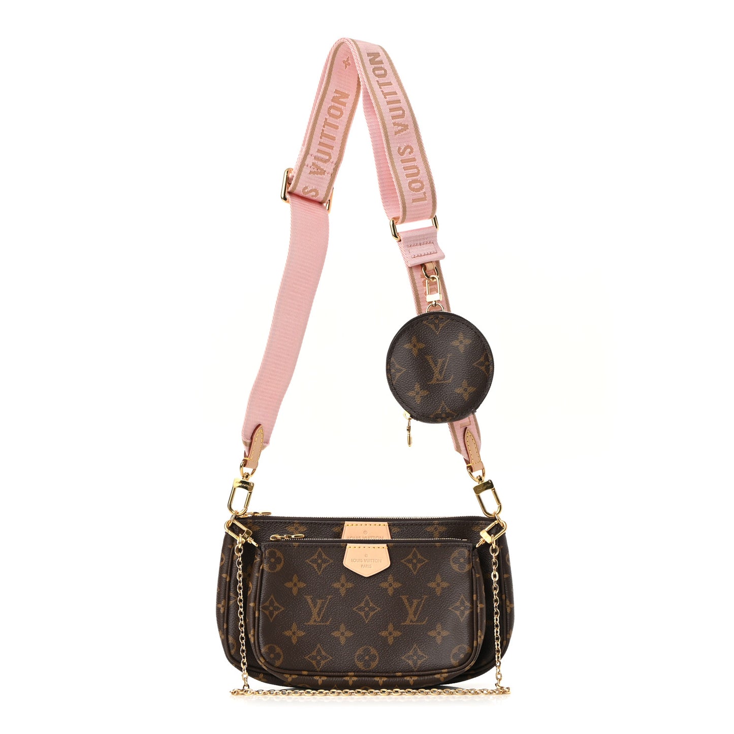 Monogram Multi Pochette Accessories Rose Clair