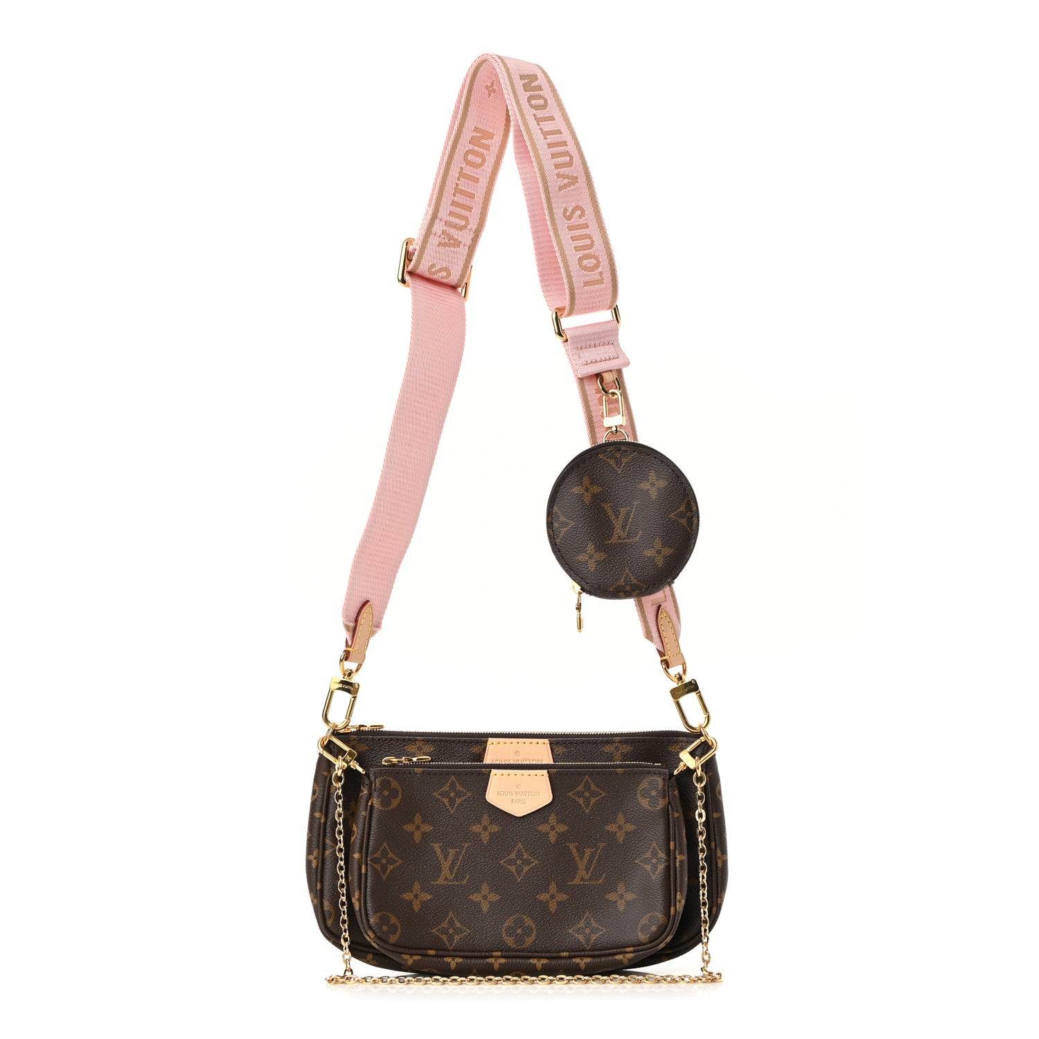 Louis Vuitton Monogram Multi Pochette Accessories Rose Clair 1 of 9