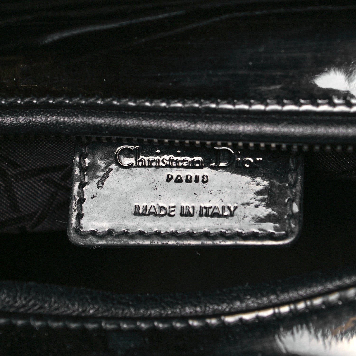 Christian Dior Patent Cannage Medium Lady Dior Black 6 of 6
