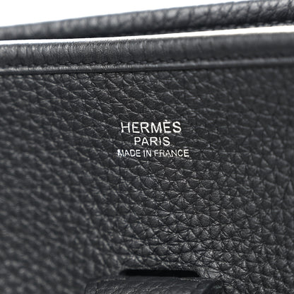 Hermes Taurillon Clemence Evelyne III GM Black 6 of 9