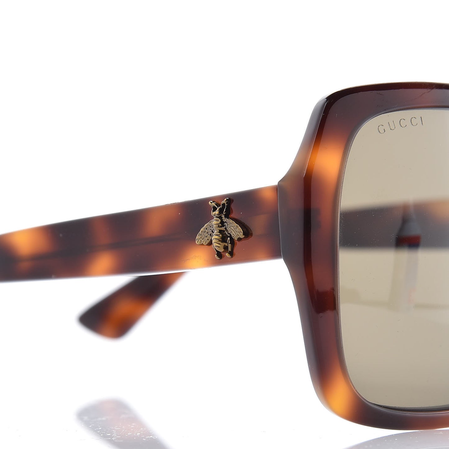 Acetate Square GG 0096SA Sunglasses Havana