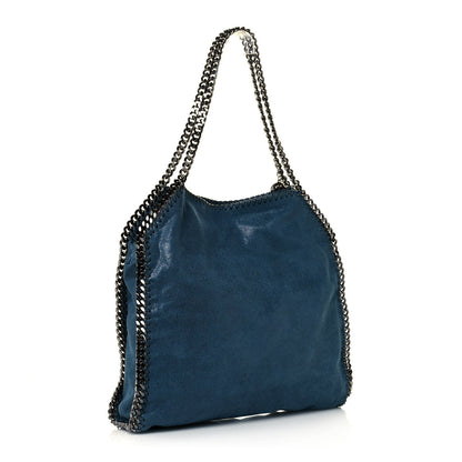 Stella McCartney Shaggy Deer Falabella Fold Over Tote Blue 3 of 12