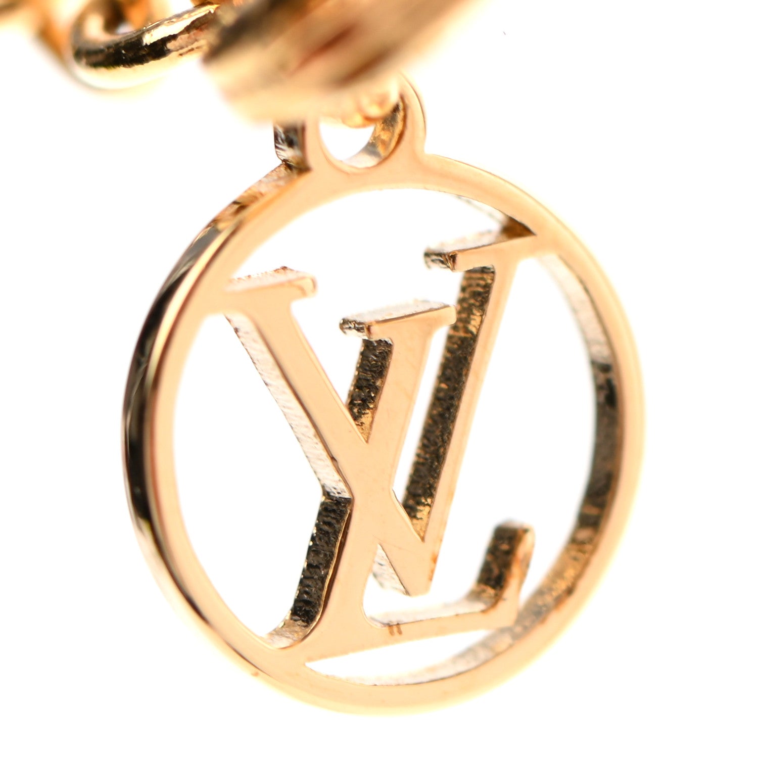 Louis Vuitton Essential V Necklace Gold 5 of 7