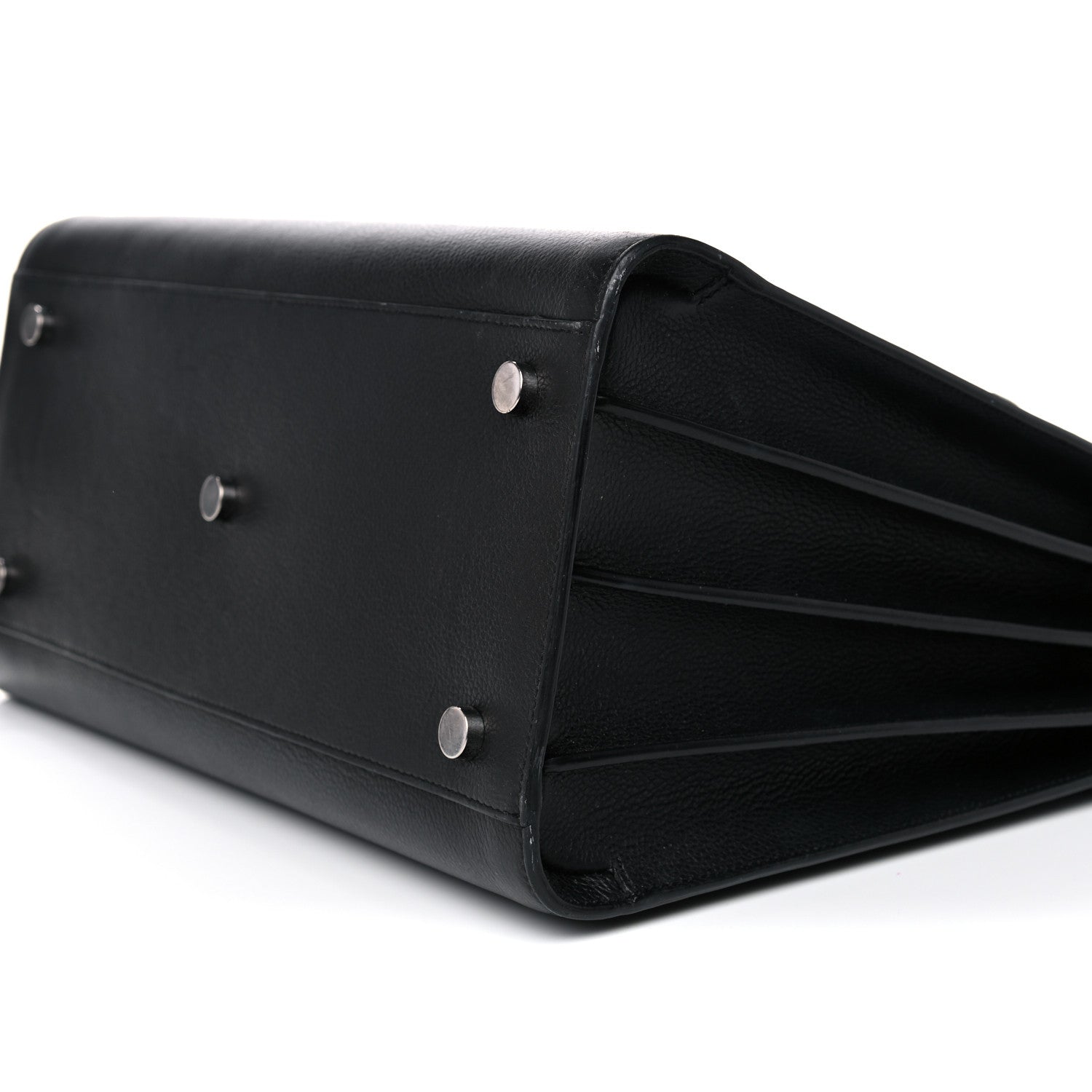 Saint Laurent Grained Calfskin Small Sac De Jour Black 7 of 15