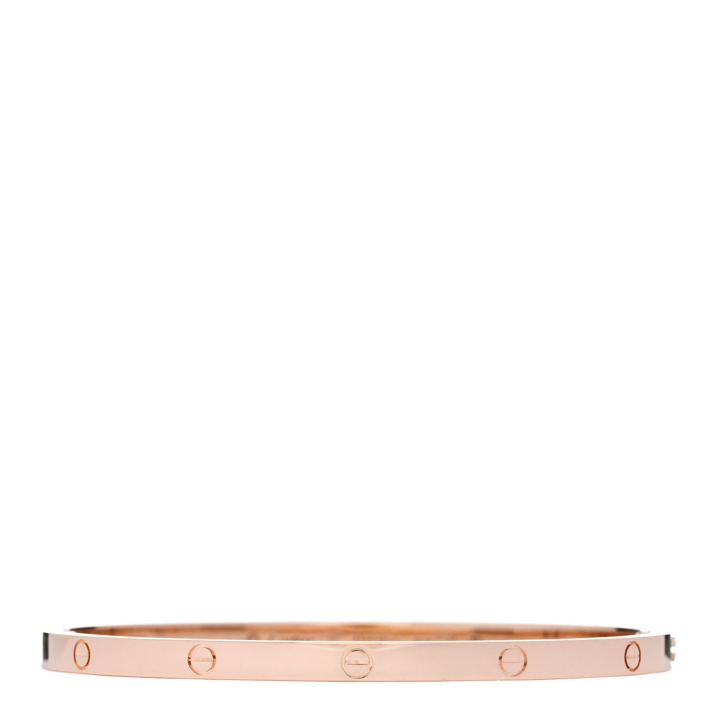 18K Pink Gold Small LOVE Bracelet 17