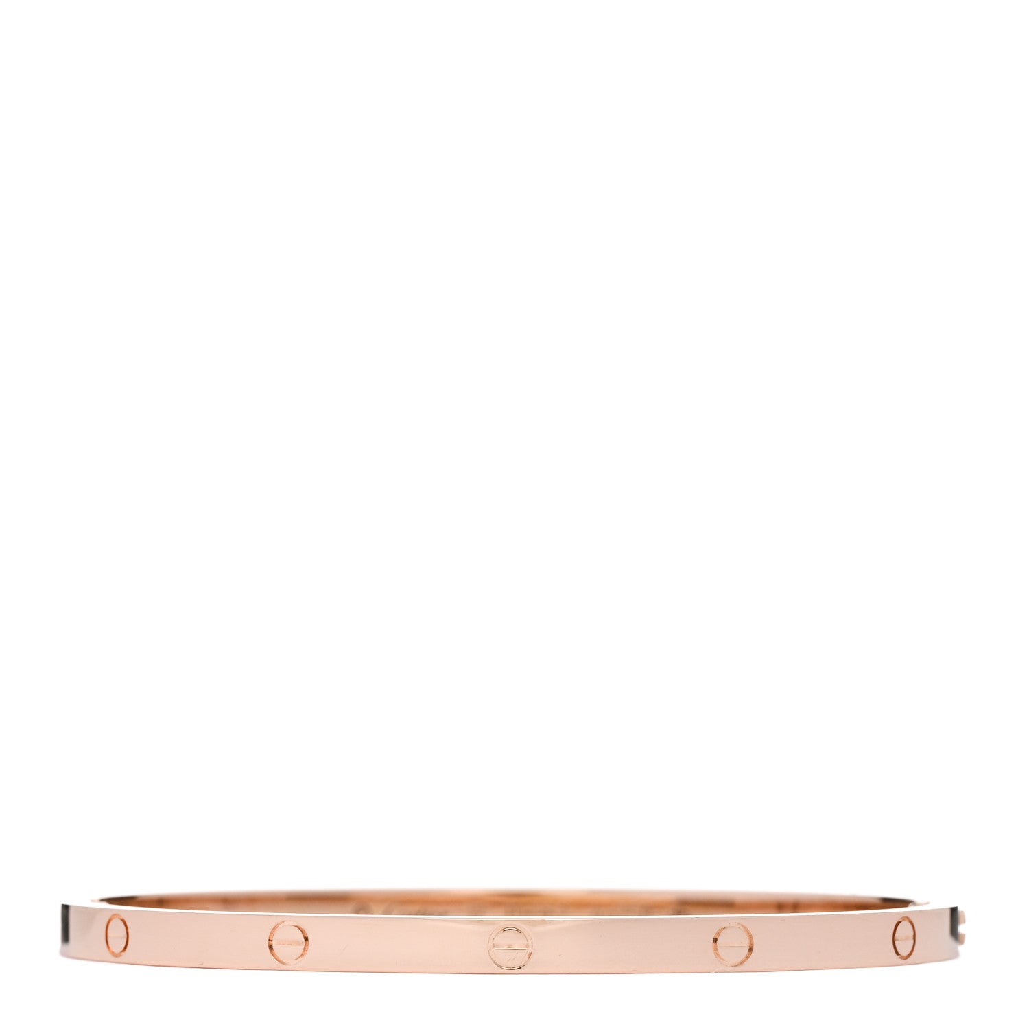 Cartier 18K Pink Gold Small LOVE Bracelet 17 1 of 8