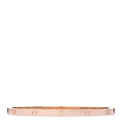 Cartier 18K Pink Gold Small LOVE Bracelet 17 1 of 8