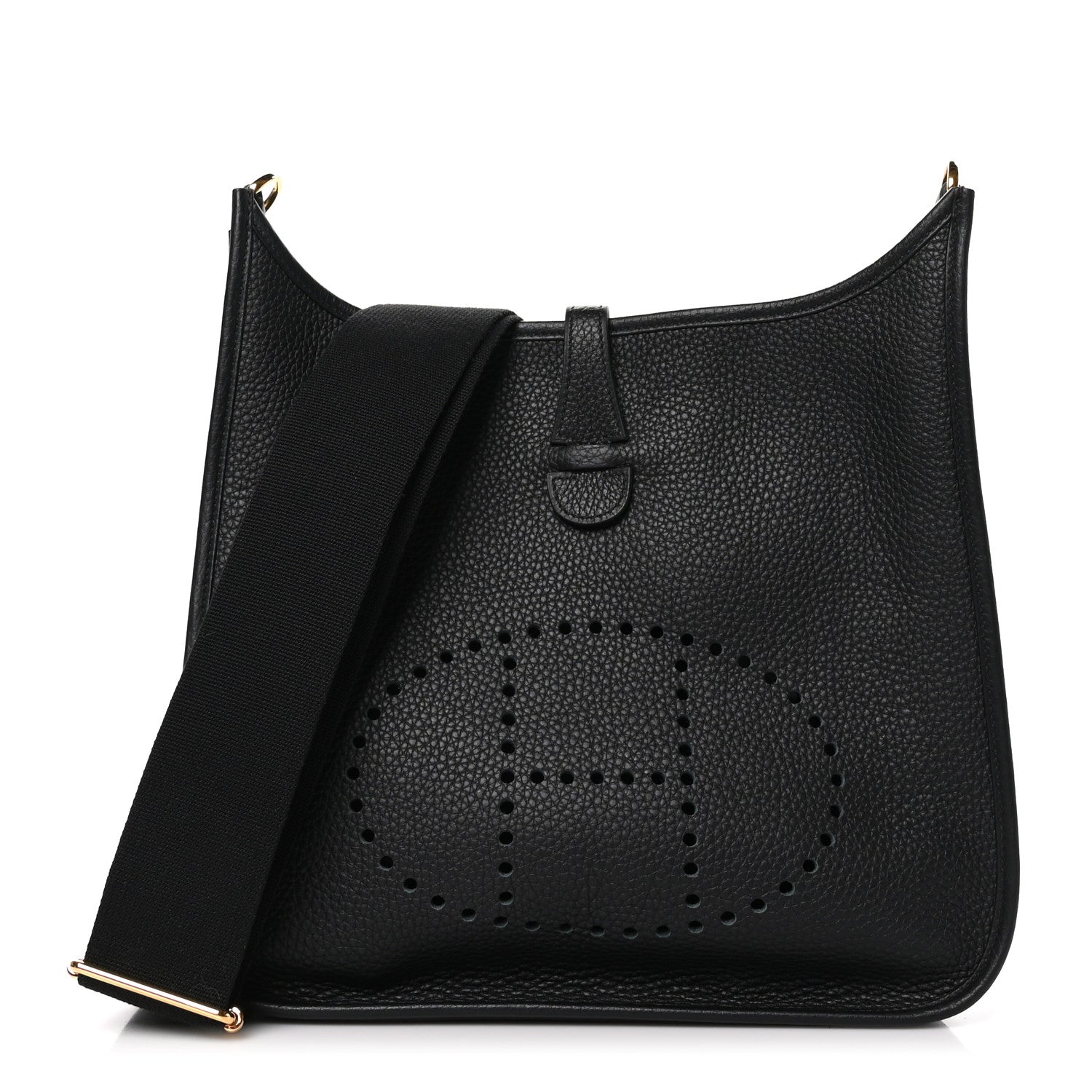 Hermes Taurillon Clemence Evelyne III PM Black 1 of 10