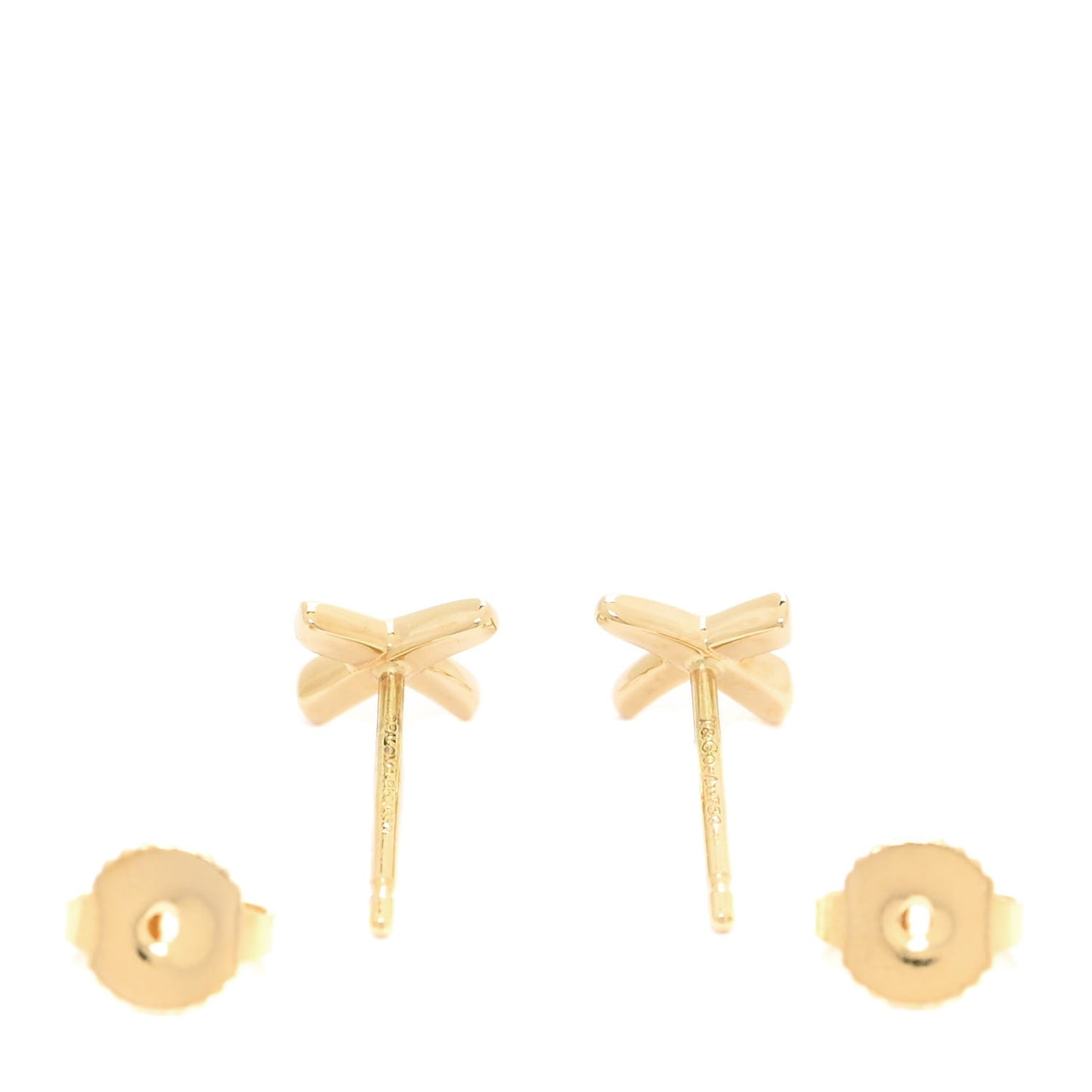 18K Yellow Gold Mini Paloma's Graffiti X Earrings