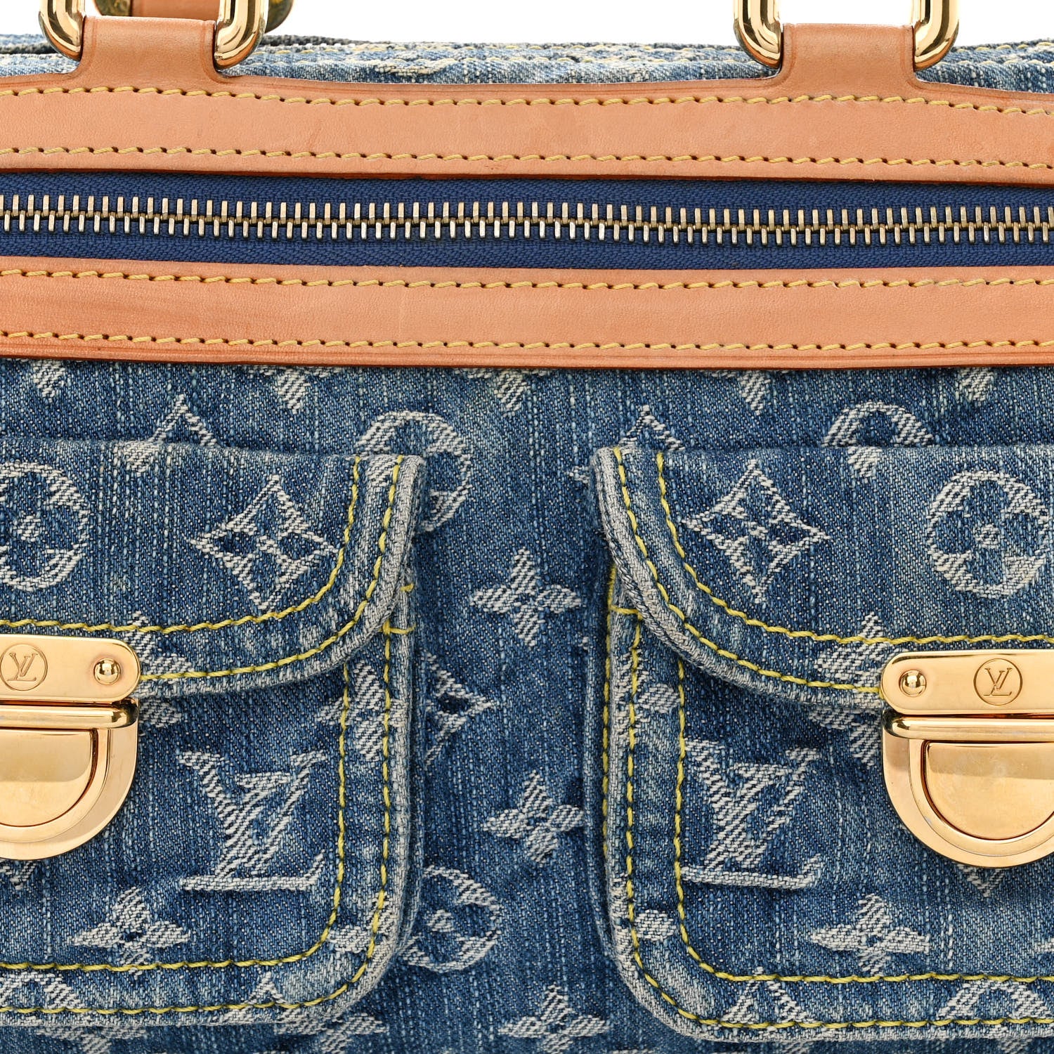 Louis Vuitton Monogram Denim Neo Speedy Blue 13 of 22