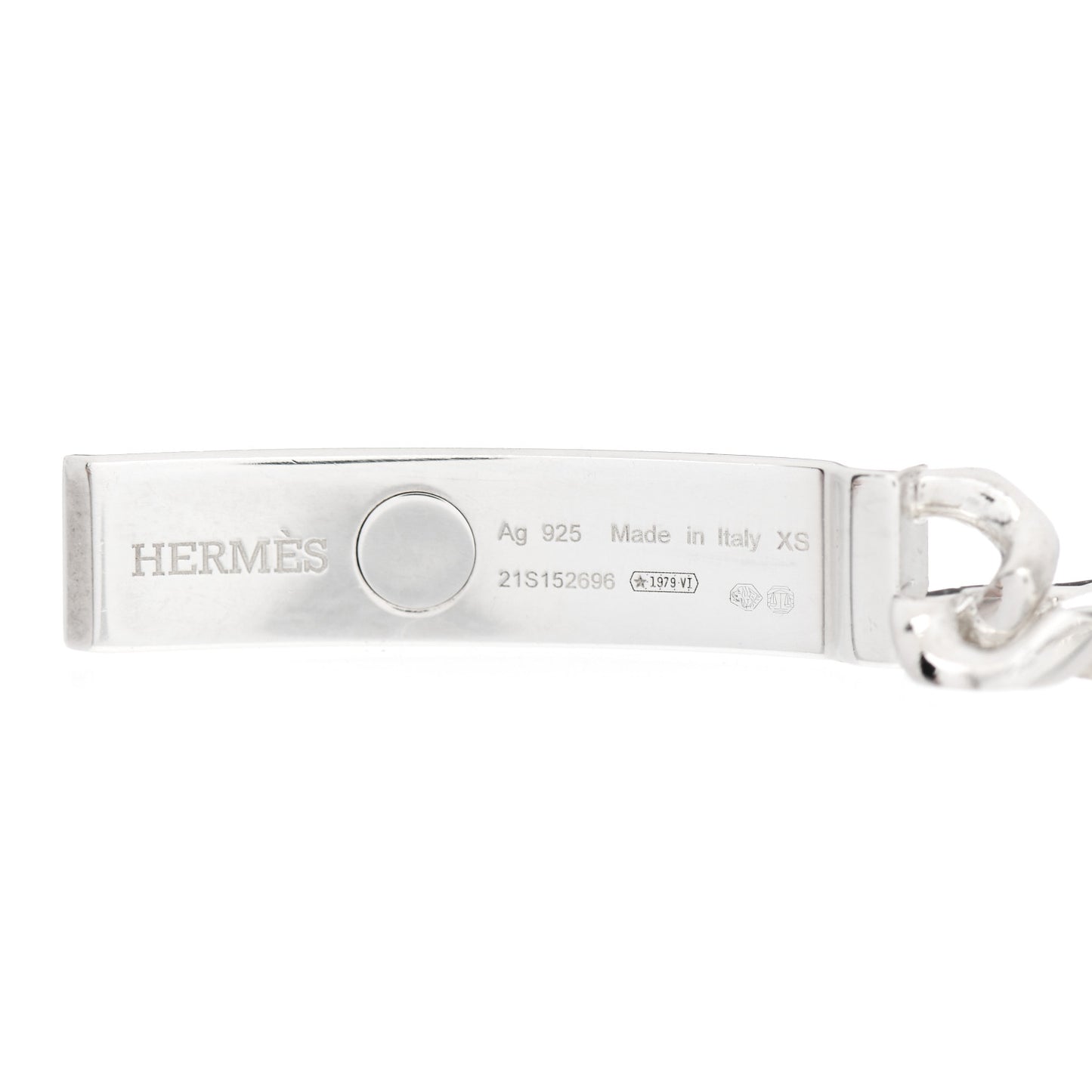 Sterling Silver TPM Kelly Gourmette Bracelet XS
