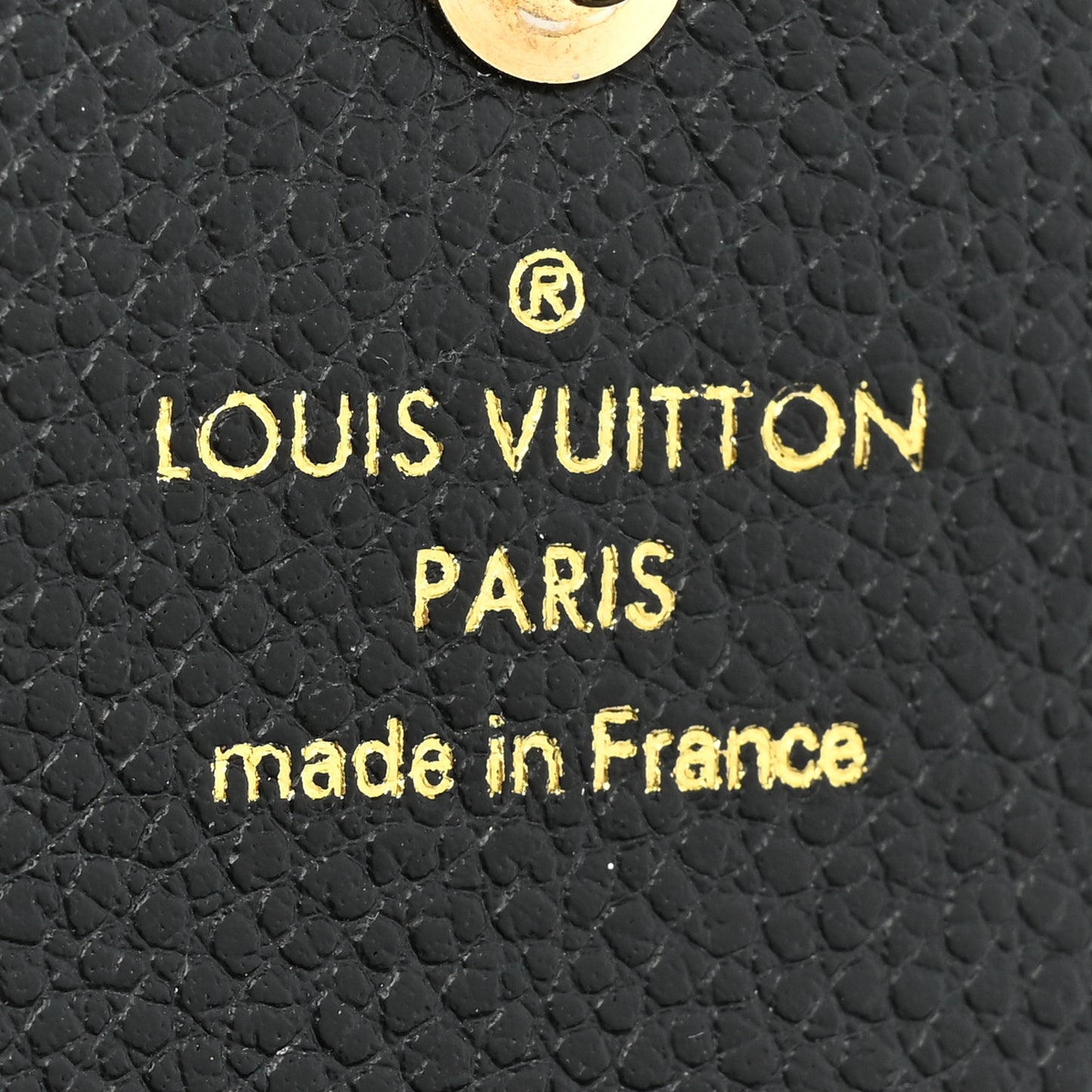 LOUIS VUITTON Empreinte Key Pouch Black
