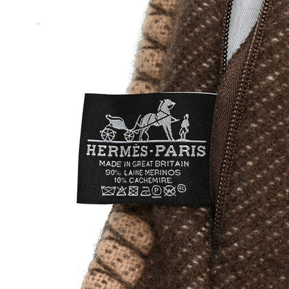 Hermes Wool Cashmere Grand Tralala Pillow Beige 3 of 3
