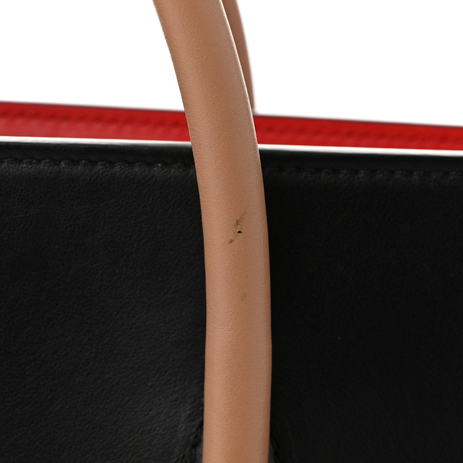Christian Louboutin Calfskin Patent Leopard Spiked Large Paloma Black 10 of 10