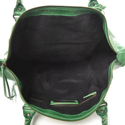 Balenciaga Agneau Classic Hardware Work Vert Trefle 5 of 12