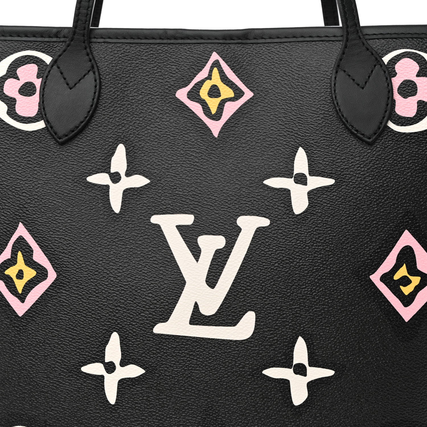 Louis Vuitton Monogram Giant Wild at Heart Neverfull MM Black 7 of 9