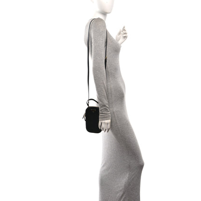 Prada Saffiano Mini Crossbody Bag Black 2 of 11