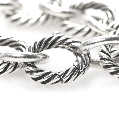 David Yurman Sterling Silver 12mm Large Oval Link Bracelet 5 of 5