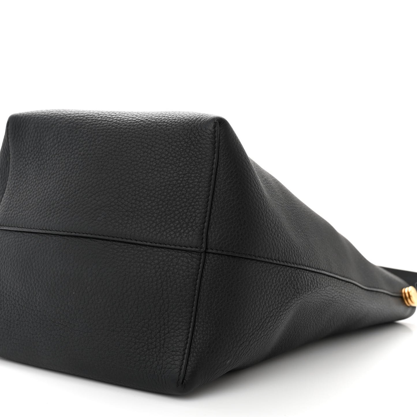 Grained Calfskin Medium N/S Park Tote Black