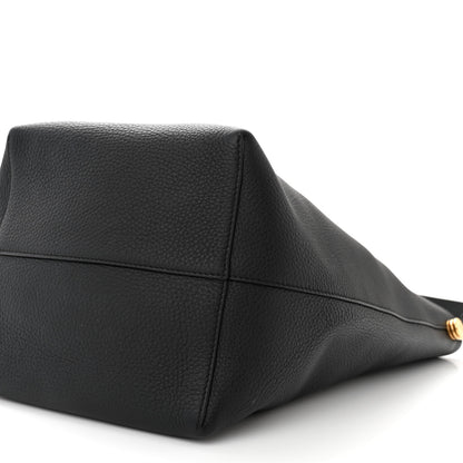 The Row Grained Calfskin Medium N/S Park Tote Black 10 of 10