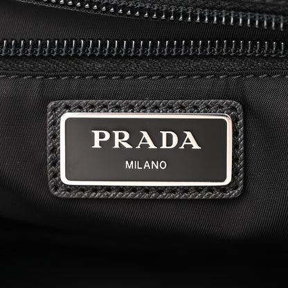 Prada Tessuto Nylon Saffiano Belt Bag Black 7 of 12