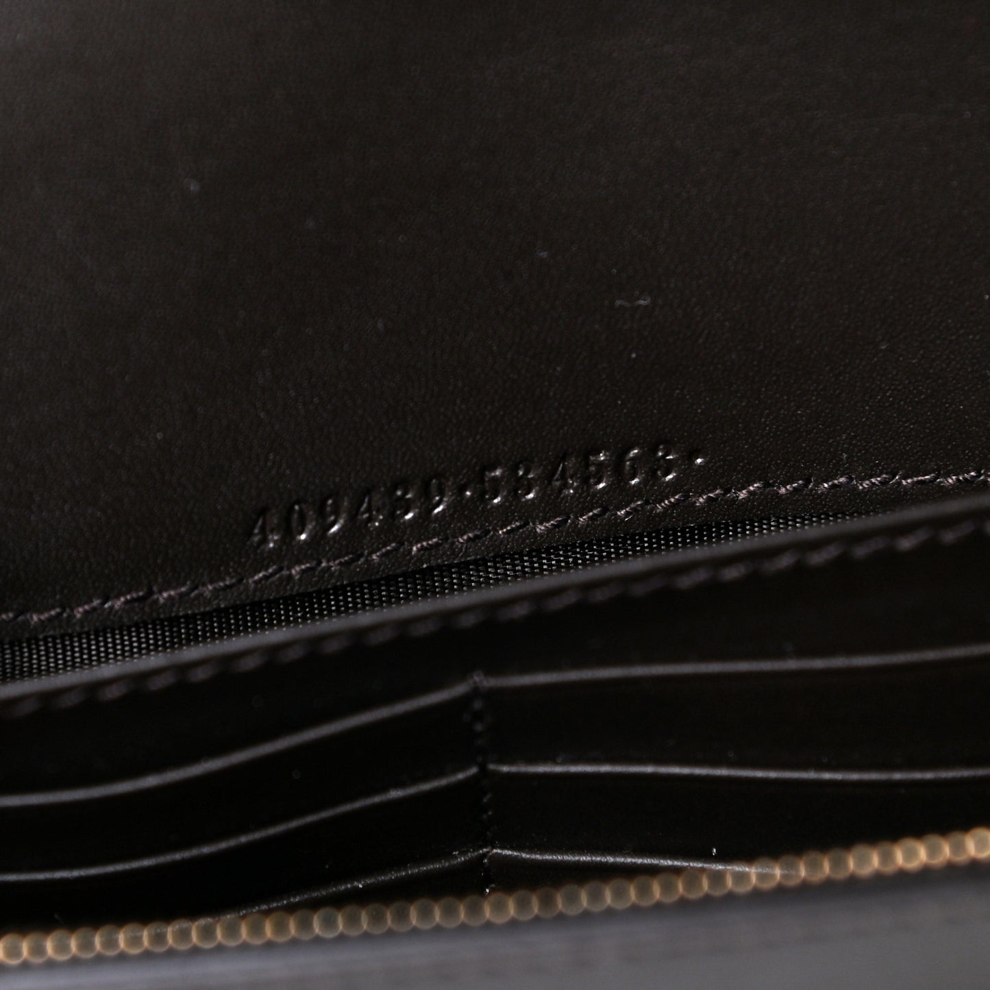 Monogram Web Strap Wallet Dark Brown