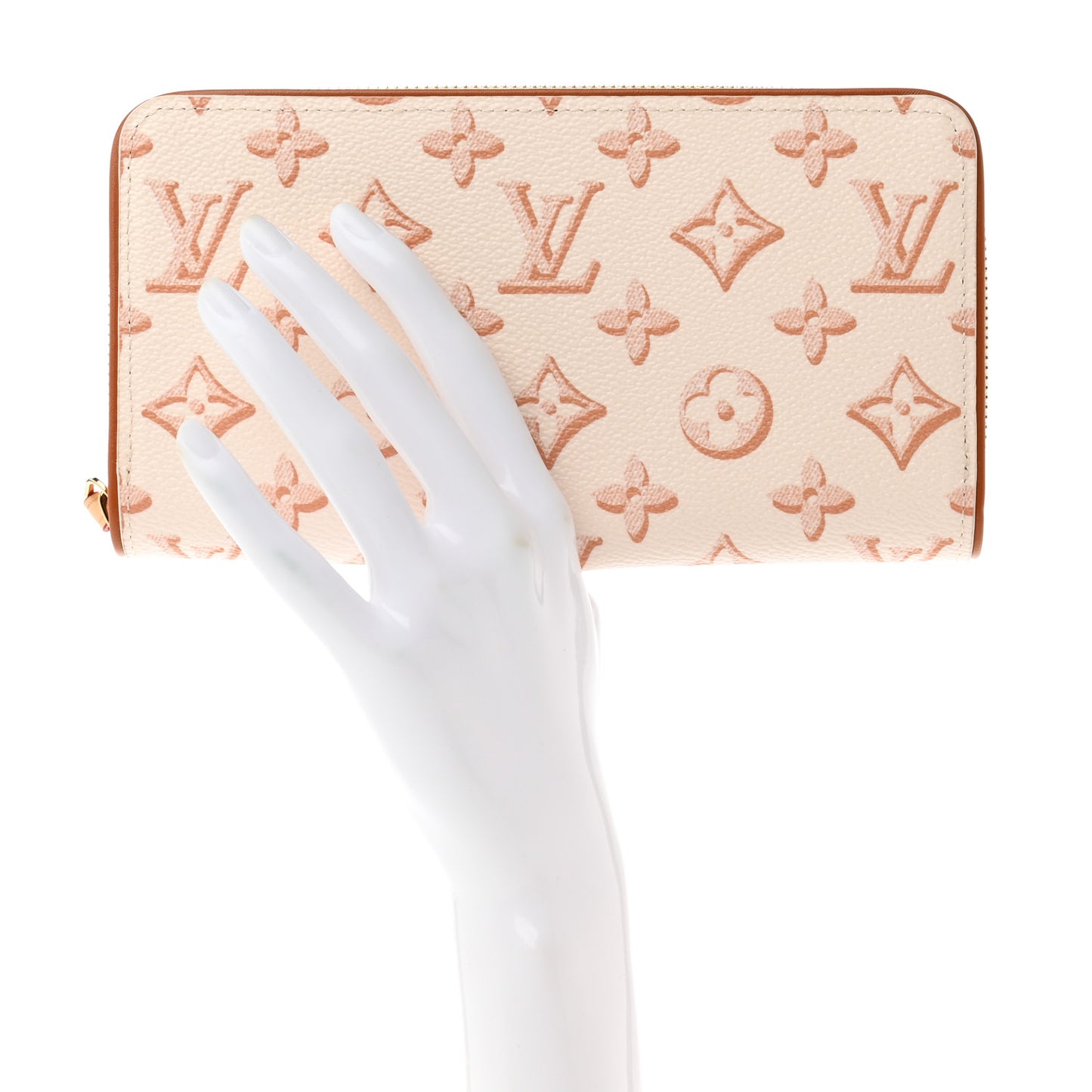 Monogram Fall For You Zippy Wallet Beige Clair