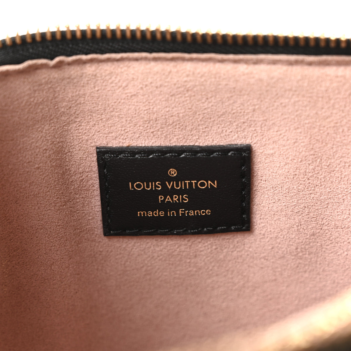 Lambskin Embossed Monogram Coussin PM Black